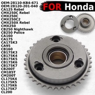 Motorcycle Starter Clutch Parts For Honda CA125 Rebel CMX250C Rebel CMX250C2 CMX250 CA160 CA175 CA17