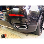 BMW E71 X6 3.0 4.4 convert X6M rear exhaust pipe tip pipes tips cover muffler 2008 2009 2010 2011 20