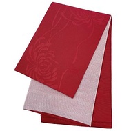 腰帶 和服腰帶 小袋帯 半幅帯 日本製 紅 09
