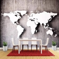 Annagood Custom Photo Wallpaper Modern Fashion Wall 3D World Map Mural Living Room Bedroom Wall Deco