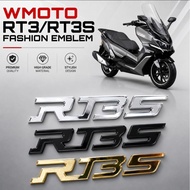 EMBLEM FASHION WMOTO RT3 RT 3/RT3S RT3 S EMBLEM FASHION ACCESSORIES ACCESSORY MODIFIED MODIFY