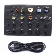 Multifunctional Car Electric Motorcycle Universal 12~24V Car Light Test Box Light Meter Test LED Bul