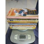 HERLEQUIN NOVEL 1 KILO 10 BOOKS RP 45,000 USED ORIGINAL