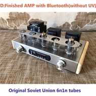 Desktop Power Amplifier Bluetooth Vacuum Tube 6N2 or 6H2N 6n1n 6Z4 Home HiFi Audio Amplificador Fini