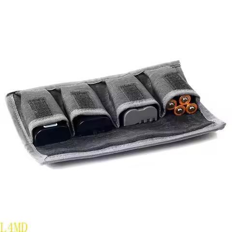 DSLR Battery for Case Holder Storage Bag for AA/AAA Battery and LP-E6 LP-E8 LP-E10 LP-E12, EN-EL14 E