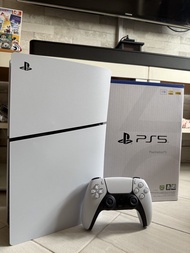 行版PS5 Slim 1TB光碟機版遊戲主機 (CFI-2118A01) 新版本主機連PS5  Spiderman 2光碟 保養至2027年7月