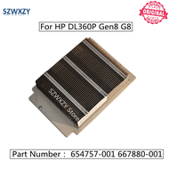 SZWXZY เซิร์ฟเวอร์เดิม CPU ระบบระบายความร้อนฮีทซิงค์ระบายความร้อนชุดสำหรับ HP DL360P Gen8 G8 654757-001 667880-001