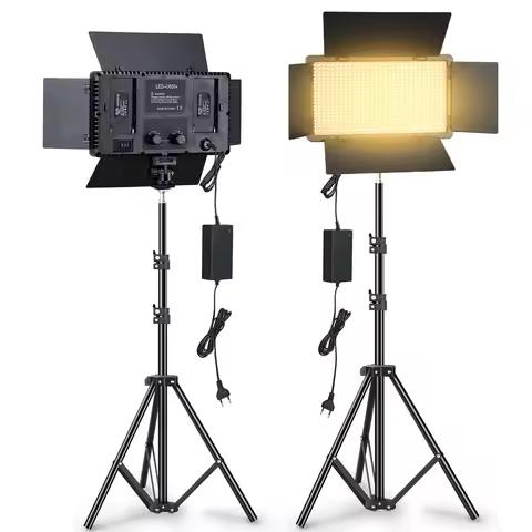 LED Photography Video Light Panel Lighting Photo Studio Lamp Kit With Tripod Stand For Shoot Live St