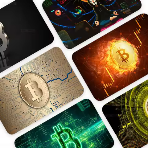 B-Bitcoin Fashion Matte Gold Silver Black Matte Film Skin Sticker Tape For Bank Credit Debit Card