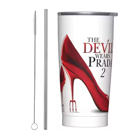 The Devil Wears Pradas 2 Moive Tumbler Vacuum Insulated Coffee Cups Vacuum Flask Outdoor Mugs Water 