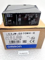 เซ็นเซอร์ E3JM-DS70M4-G omron PHOTOELECTRIC SWITCH 24 to 240VAC 12 to 240VDC ระยะการจับ 700mm. ของให