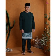 Baju Melayu Modern Elrah Exclusive Baju Raya Emerald Green Moss Green Olive Green Sage Green Dusty G