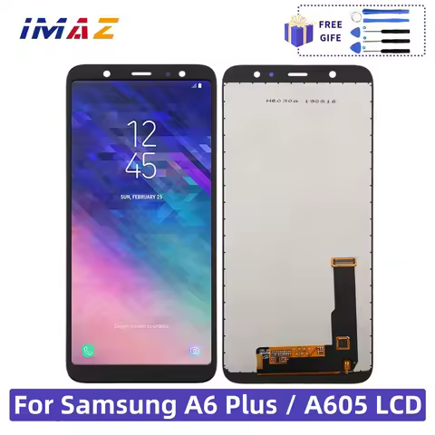For Samsung Galaxy A6 Plus 2018 A605 LCD Display Touch Screen Digitizer Assembly For Samsung A6 Plus