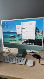 Apple iMac 24吋 M1 2021 綠色