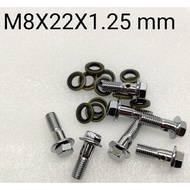 Brake Pump Mounting Nut Size M8 * 1.25MM M10 * 1.00MM M10 * 1.25MM Drill Head