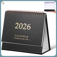 📅 Kalender Meja 2026 Hitam Kertas Tebal Untuk Pejabat