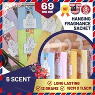 Air Freshener Pewangi Natural Smell Deodorizer Hanging Scented Sachet Bags Scent Perfume Closet Wardrobe Drawer Almari