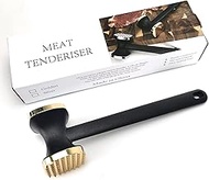Kitchen Meat Tenderizer - Heavy Duty Manual Hammer Mallet Tool,Meat Hammer Used for Steak, Chicken, 