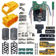 [themremain]-DCB609 Li-Ion Battery Plastic Case 18650 Li-Ion Battery Case forDeWalt 20V Lithium Batt