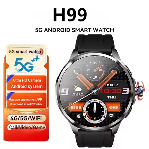 H99 Smartwatch Original Android-Bluetooth Dual System 1.95-inch 720*720 Amoled Video Call WIFI GPS N