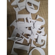 Custom PVC 3D Lettering Wording Font Signage Signboard Papan Tanda