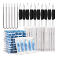 ATOMUS Tattoo Needles and Tips Assorted 3RL 5RL 7RL 9RL 3RS 5RS 7RS 9RS 5M1 7M1 3RT 5RT 7RT 9RT 3DT 