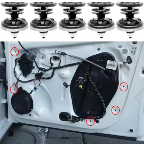 5X For Audi A1 8X A4 B8 A5 8T A6 A8 Q3 8U Q5 Q7 4L TT Car Door Panel Card Trim Clips Interior Fasten