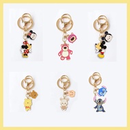 anime winnie the pooh strawberry bear stitch lotso keychain birthday gift cute barang murah borong