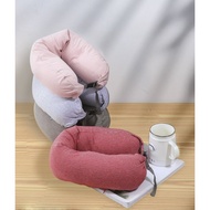 KOJI U-Shaped Neck Pillow Small Foldable Pattern Model U03 Size 25x26x12cm.mixed Colors Authentic