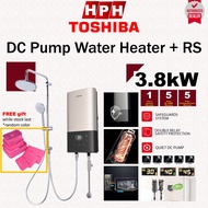 Toshiba Water Heater (DC Pump + Rain Shower) Mandi Pemanas Air 热水器 DSK38ES3MB-RS TWH-38EXPMY(G) Pema