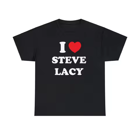 I Love Steve Lacy Unisex Heavy Cotton Tee