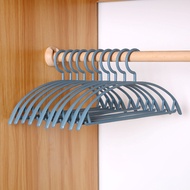 JUNE ไม้แขวนเสื้อ ไม้แขวนผ้า ไม้แขวนพลาสติก 1แพ็ก10ชิ้น