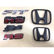 Emblem logo honda jazz GE emblem fit GE emblem RS grill emblem honda black jazz GE