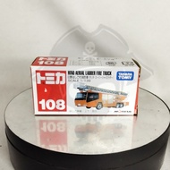 DIECAST TOMICA TAKARA TOMMY HINO AERIAL LADDER FIRE TRUCK, DIECAST FIRE TRUCK