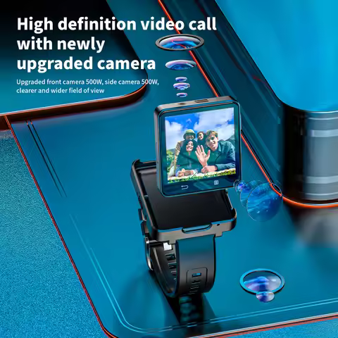 S222 4G Smart Watch Android 11.0 OS Smartwatch 2.64 inch Large Screen 480*480 MTK6739 500W Dual Came