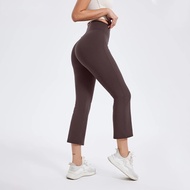 【LASYYOGA】Sports Pants Hip Lifting High Elasticno T-stitch Slim Straight Trousers Gym Dance