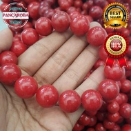 Red coral Bracelet / coral red marjan high quality