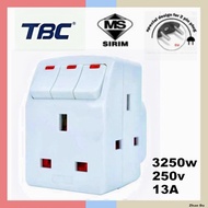 TBC 3 Way Adaptor Switch - Sirim -