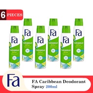 FA Caribbean Deodorant Spray 200ml