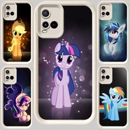 M-43 My Little Pony Rainbow White Casing for VIVO Y02 V30 Y73 Y33E Y21e Y33s Y21s V30E V20 Pro Y02t 