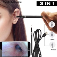 【FOSG】 Digital Led Otoscope Ear Camera Scope Earwax Removal Kit Ear Wax Cleaning Tool
 Hot