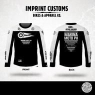 Imprint Custom Motorcycle Jersey Riding Jersey 3D Cycling Jersey Sportswear Long Sleeve Imprint Cust