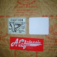 CB k2 frame sticker, CB k0 frame sticker, Honda CB100/125 frame sticker, Honda CB100/125 middle fram