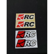 RC GARAGE CUTTING VISOR STICKER