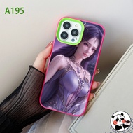 3 In 1 Casing For OPPO Reno 9 Pro 8T 8Z 8 7 Lite 7Z 6 5 Pro 4Z 4F 4 Lite 3 Cover Cartoon Girls ancient style Simple Shockproof TPU Phone Case