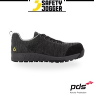 SAFETY JOGGER ECONILA S1 Low-Cut ESD Safety Shoe, Wide Fit Composite Toecap Work Shoe - Black