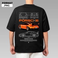 Porsche 911 GT2 RS Tshirt Microfiber Jars