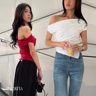 Haley Top | Asymmetrical Top by SUCATTA | Asymmetric Top | Asymmetric Tshirt | One Shoulder Top | Of