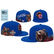 M-L-B Chicago Cubs Unisex Blue World Series Champions Commemorative Closed Hat U8L4