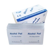 100PCS Disposable Alcohol Prep Pads Skin Cleansing Wipes Saturated with 75% Ethanol Alcohol Extemal 